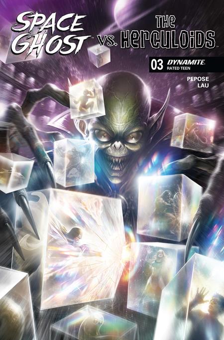 SPACE GHOST VS THE HERCULOIDS #3 CVR A FRANCESCO MATTINA DYNAMITE Entertainment David Pepose Jonathan Lau Francesco Mattina PREORDER