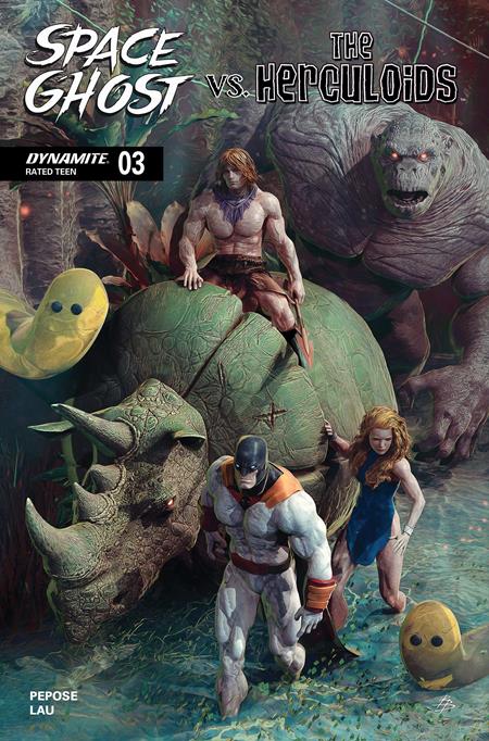SPACE GHOST VS THE HERCULOIDS #3 CVR D BJORN BARENDS VAR DYNAMITE Entertainment David Pepose Jonathan Lau Bjorn Barends PREORDER