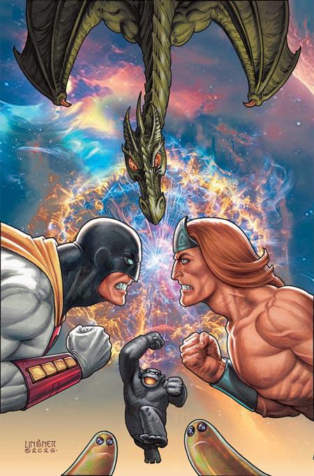 SPACE GHOST VS THE HERCULOIDS #3 CVR H INC 1:15 JOSEPH MICHAEL LINSNER VIRGIN VAR DYNAMITE Entertainment David Pepose Jonathan Lau Joseph Michael Linsner PREORDER