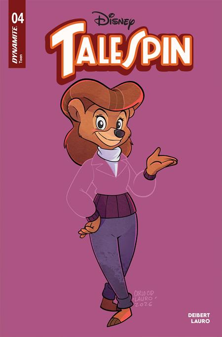 TALESPIN #4 CVR C CARLO LAURO COLOR BLEED VAR DYNAMITE Entertainment Amanda Deibert Carlo Lauro Carlo Lauro Color Bleed PREORDER