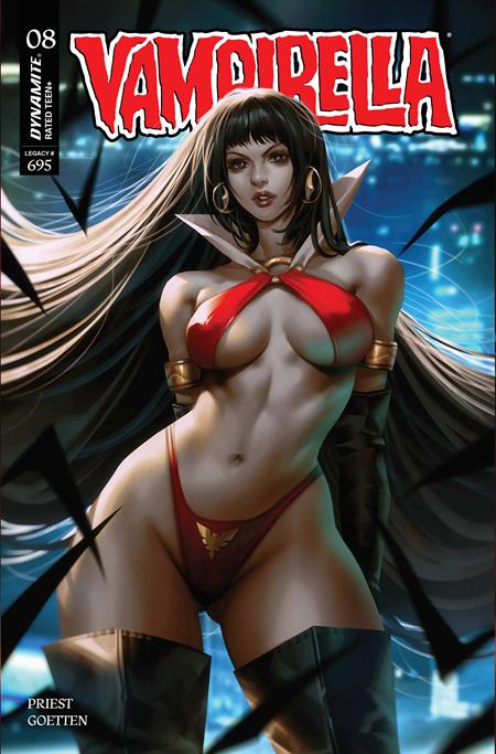 VAMPIRELLA (2026) #8 CVR B DERRICK CHEW VAR DYNAMITE Entertainment Christopher Priest Ziyan Qiu Derrick Chew PREORDER