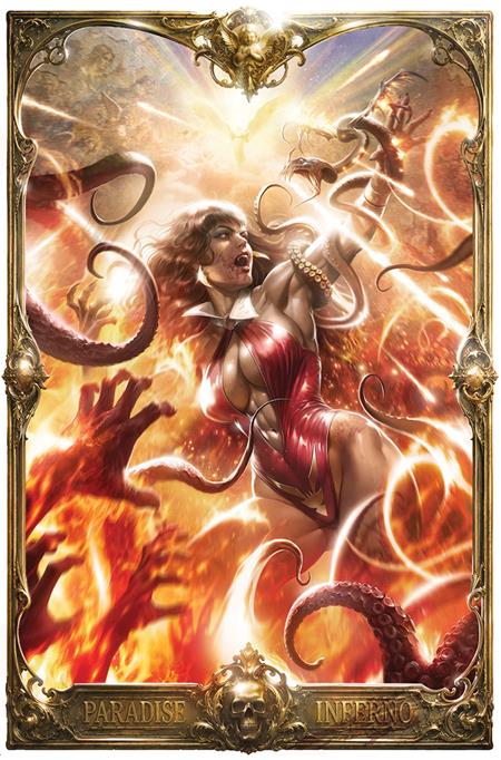 VAMPIRELLA PARADISE #1 CVR F FRANCESCO MATTINA FOIL VIRGIN VAR DYNAMITE Entertainment Thomas Sniegoski Edu Menna Francesco Mattina PREORDER