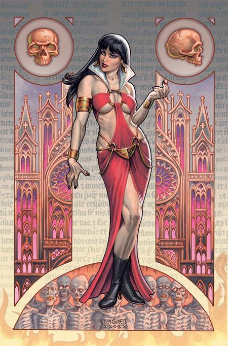 VAMPIRELLA PARADISE #1 CVR I JOSEPH MICHAEL LINSNER LTD VIRGIN VAR DYNAMITE Entertainment Thomas Sniegoski Edu Menna Joseph Michael Linsner PREORDER