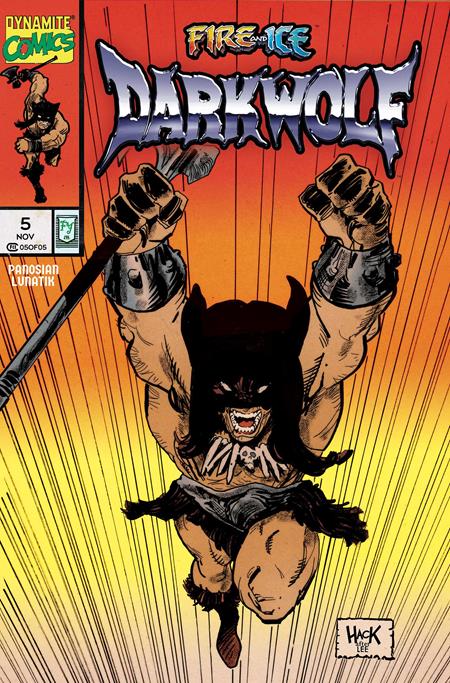 FIRE AND ICE DARKWOLF #5 CVR K ROBERT HACK VAR DYNAMITE Entertainment Dan Panosian Andrey Lunatik Robert Hack PREORDER