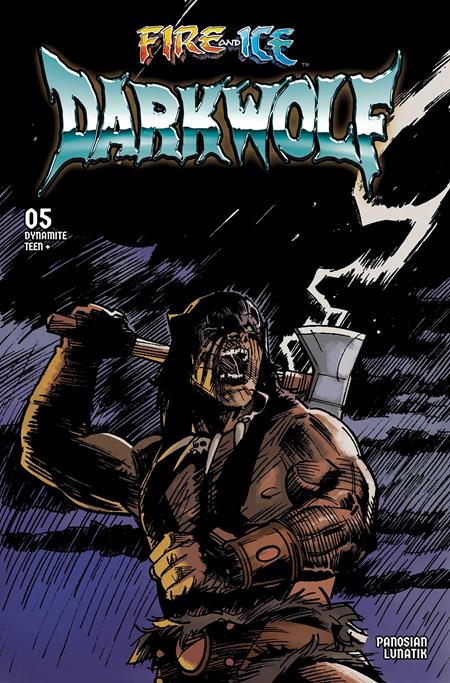 FIRE AND ICE DARKWOLF #5 CVR L FERNANDO PROIETTI VAR DYNAMITE Entertainment Dan Panosian Andrey Lunatik Fernando Proietti PREORDER
