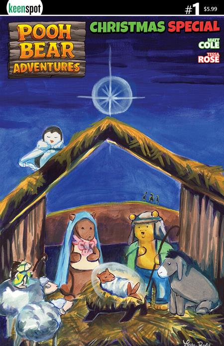 POOH BEAR ADVENTURES CHRISTMAS SPECIAL #1 (ONE SHOT) CVR C TESSA ROSE THE NATIVITY VAR Ex Posse Holdings Matt Cole Tessa Rose Tessa Rose PREORDER
