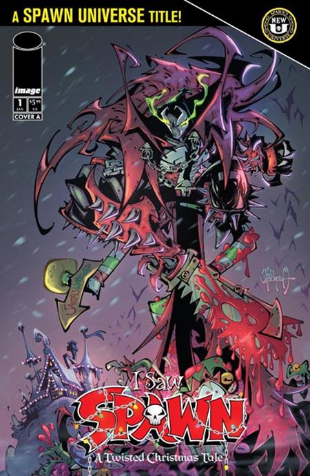 I SAW SPAWN A TWISTED CHRISTMAS TALE #1 (OF 2) CVR A ROB SKETCHCRAFT DUENAS Image Comics Chris Killian, Andrew Sanders Todor Hristov Rob Sketchcraft Duenas PREORDER