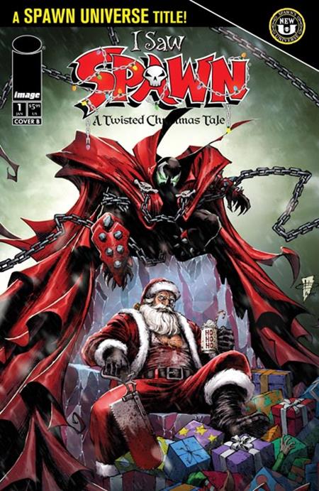 I SAW SPAWN A TWISTED CHRISTMAS TALE #1 (OF 2) CVR B DANIEL HENRIQUES VAR Image Comics Chris Killian, Andrew Sanders Todor Hristov Daniel Henriques PREORDER