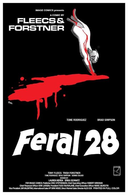 FERAL #28 CVR B TONY FLEECS & TRISH FORSTNER SUSPIRIA HOMAGE VAR Image Comics Tony Fleecs Trish Forstner, Tone Rodriguez, Brad Simpson Tony Fleecs, Trish Forstner PREORDER