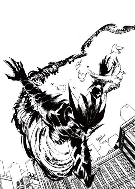 FIREBORN #6 CVR H INC 1:50 PATRICK MULHOLLAND B&W VIRGIN CARDSTOCK VAR Image Comics Curt Pires, Franklin Jonas Patrick Mulholland Patrick Mulholland PREORDER