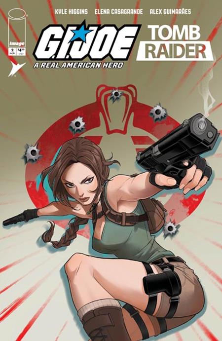 GI JOE A REAL AMERICAN HERO TOMB RAIDER #2 (OF 5) CVR B SWEENEY BOO VAR Image Comics Kyle Higgins Elena Casagrande, Alex Guimaraes Sweeney Boo PREORDER
