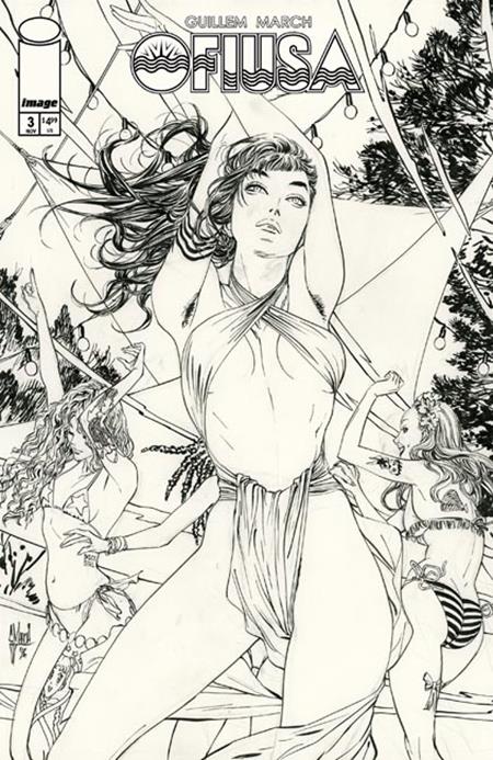 OFIUSA #3 (OF 6) CVR D INC 1:25 GUILLEM MARCH RAW ART VAR (MR) Image Comics Guillem March Guillem March Guillem March PREORDER