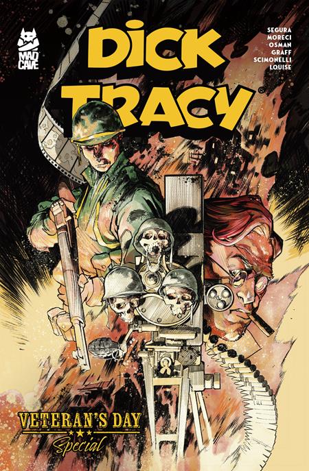 DICK TRACY VETERANS DAY SPECIAL (ONE SHOT) CVR B FRANCESCO SCIMONELLI VAR Mad Cave Studios Alex Segura, Michael Moreci, Keir Graff Francesco Scimonelli Francesco Scimonelli PREORDER