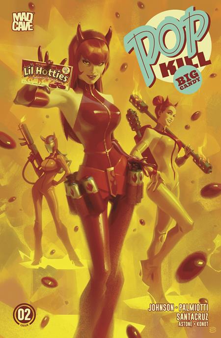 POP KILL BIG CANDY #2 (OF 4) CVR C ALEX GARNER VAR (MR) Mad Cave Studios Jimmy Palmiotti, Dave Johnson Juan Santacruz Alex Garner PREORDER