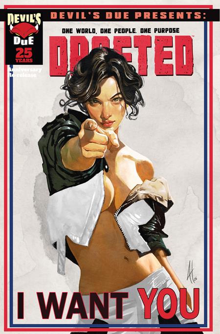 DEVILS DUE PRESENTS DRAFTED #1 (ONE SHOT) CVR B JOEL H HERRERA VAR Massive Publishing Mark Powers Chris Lie Joel H Herrera PREORDER