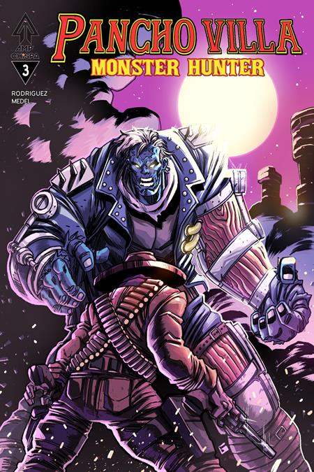 PANCHO VILLA MONSTER HUNTER #3 (OF 3) CVR A GUILLERMO VILLARREAL Massive Publishing Hector Rodriguez III Ariel Medel Guillermo Villarreal PREORDER