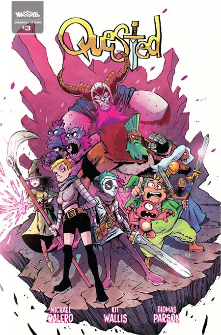 QUESTED #3 (OF 3) CVR A KIT WALLIS Massive Publishing Michael Calero Kit Wallis Kit Wallis PREORDER