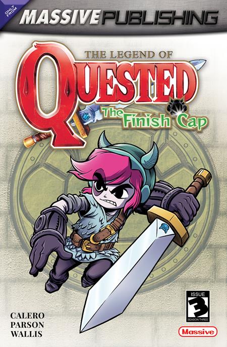 QUESTED #3 (OF 3) CVR C TREVOR RICHARDSON VIDEO GAME HOMAGE VAR Massive Publishing Michael Calero Kit Wallis Trevor Richardson PREORDER