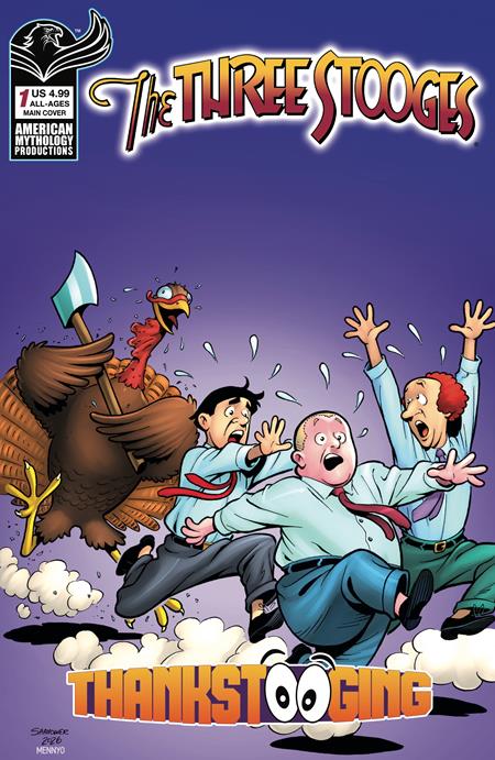 THREE STOOGES THANKSTOOGING #1 (ONE SHOT) CVR A ERIC SHANOWER Prana Publishers S.A. Check, James Kuhoric Brendon Fraim, Brian Fraim Eric Shanower PREORDER
