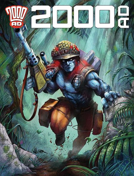 2000 AD PROG 2508 Rebellion Publishing Rob Williams, Arthur Wyatt, Guy Adams, David Barnett Henry Flint, Lee Milmore, Ben Willsher, Megan Huang Toby Willsmer PREORDER