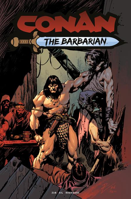 CONAN THE BARBARIAN #37 CVR E ROBERTO DE LA TORRE VAR (MR) Titan Comics Jim Zub Ivan Gil Robert De La Torre PREORDER