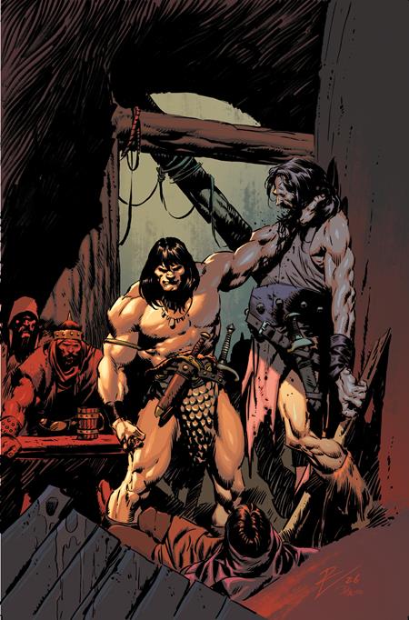 CONAN THE BARBARIAN #37 CVR G ROBERTO DE LA TORRE VIRGIN CARDSTOCK VAR (MR) Titan Comics Jim Zub Ivan Gil Robert De La Torre PREORDER