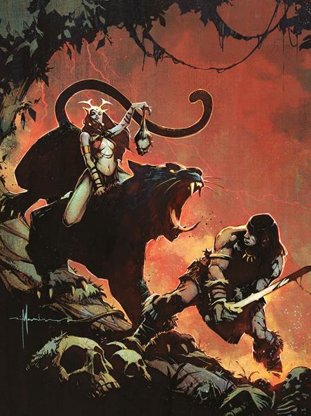 SAVAGE SWORD OF CONAN #17 CVR D NICK MARINKOVICH VIRGIN CARDSTOCK VAR (MR) Titan Comics Christy Marx, Zack Davisson, Frank Tieri Geof Isherwood, Ben Dewey, Adam Gorham Nick Marinkovich PREORDER