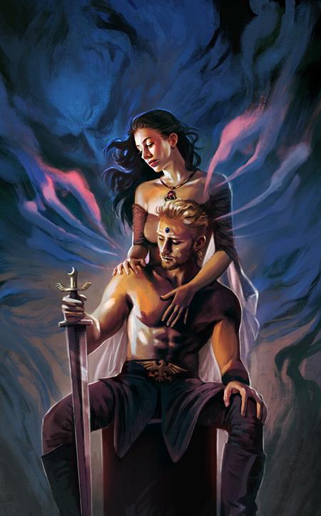 HAWKMOON THE MAD GODS AMULET #2 (OF 2) CVR C CLAUDIA CARANFA VIRGIN CARDSTOCK VAR (MR) Titan Comics Jerome Le Gris Benoit Dellac, Luca Bulgheroni Claudia Caranfa PREORDER