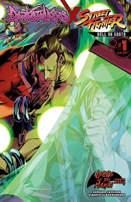 DARKSTALKERS X STREET FIGHTER HELL ON EARTH #1 (ONE SHOT) CVR B JEFFREY CRUZ VAR UDON Entertainment Sherard Jackson Alberto Alburquerque Jeffrey Cruz PREORDER