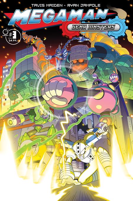 MEGA MAN GEAR MASTERS #3 (OF 5) CVR A RYAN JAMPOLE UDON Entertainment Tavis Maiden Ryan Jampole Ryan Jampole PREORDER