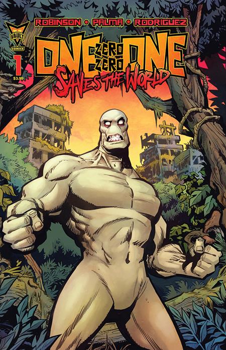 ONE ZERO ZERO ONE SAVES THE WORLD #1 CVR A BRETT PARSON Vault Comics Jeremy Robinson Tiago Palma Brett Parson PREORDER