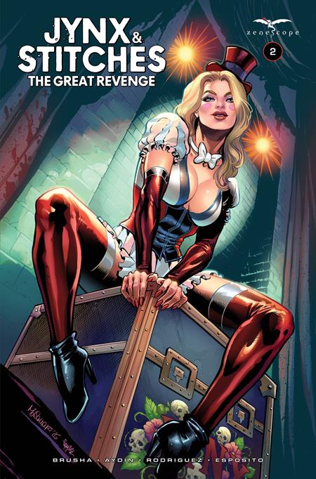 JYNX AND STITCHES THE GREAT REVENGE #2 (OF 3) CVR C MARIA LAURA SANAPO VAR Zenescope Entertainment Joe Brusha Hakan Aydin Maria Laura Sanapo PREORDER