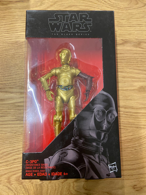 Star Wars: The Black Series - #29 C-3PO (Resistance Base) (2016) Disney / Hasbro 6 in