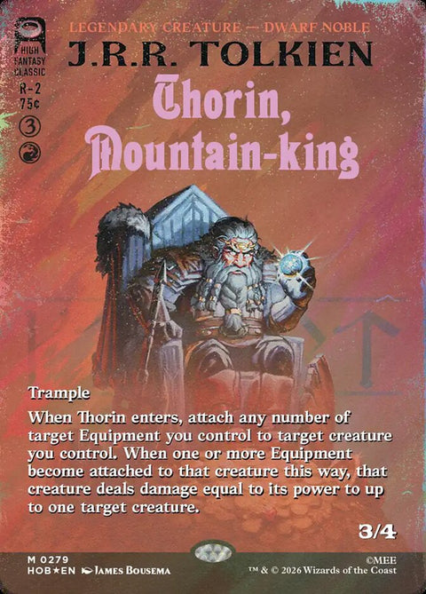 Thorin, Mountain-king (Foil)