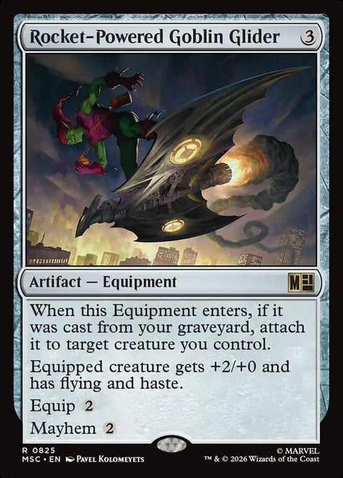 Rocket-Powered Goblin Glider (Foil)