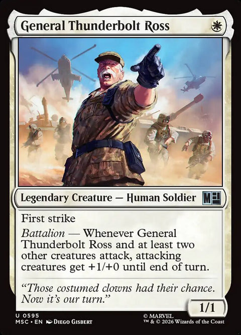 General Thunderbolt Ross (Foil)