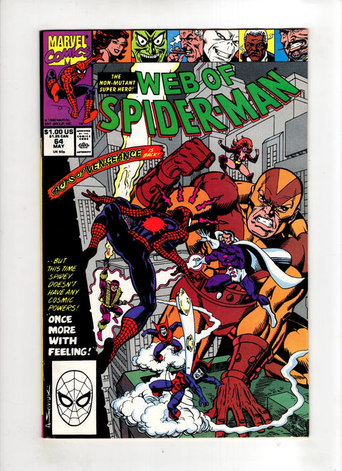 Web of Spider-Man, Vol. 1 #64 (1990) Buy & Sell Comics Online Comic Shop Toronto Canada
