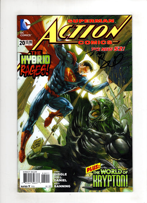 Action Comics, Vol. 2 #20 (Cvr A) (2013) Signed A Signed Buy & Sell Comics Online Comic Shop Toronto Canada