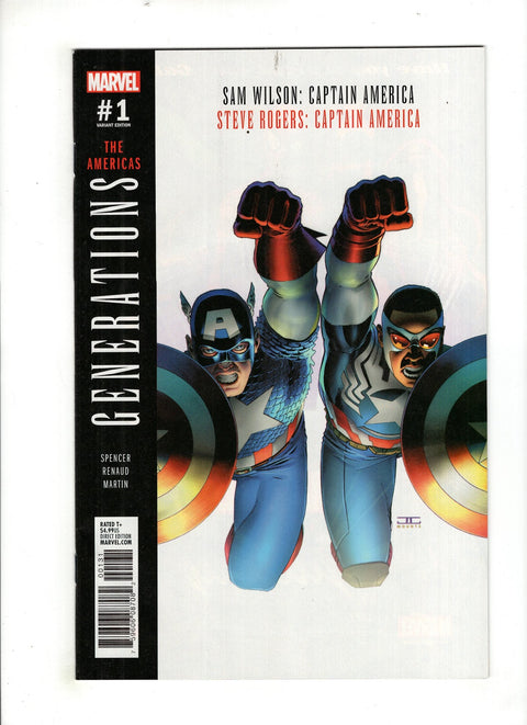 Generations: Sam Wilson Captain America & Steve Rogers Captain America #1 (Cvr C) (2017) Variant John Cassaday C Variant John Cassaday Buy & Sell Comics Online Comic Shop Toronto Canada