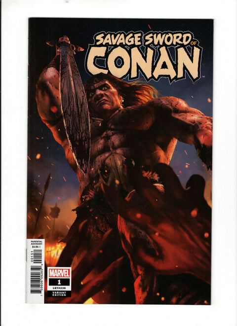 Savage Sword of Conan, Vol. 2 #1 (Cvr E) (2019) Incentive Rahzzah Color Variant E Incentive Rahzzah Color Variant Buy & Sell Comics Online Comic Shop Toronto Canada