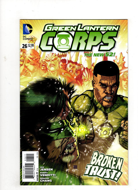 Green Lantern Corps, Vol. 2 #26 (Cvr A) (2013) Bernard Chang A Bernard Chang Buy & Sell Comics Online Comic Shop Toronto Canada