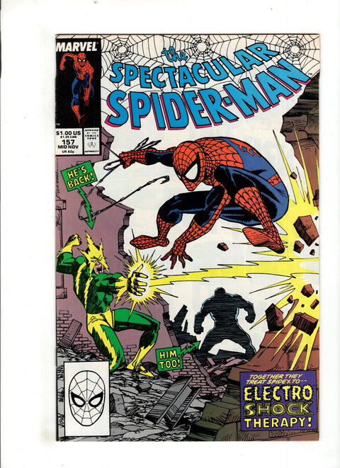 The Spectacular Spider-Man, Vol. 1 #157 (1989) Buy & Sell Comics Online Comic Shop Toronto Canada