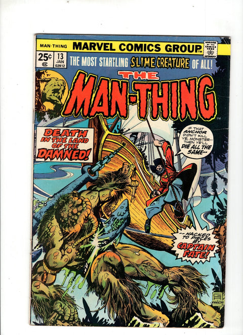 Man-Thing, Vol. 1 #13 (1974) Buy & Sell Comics Online Comic Shop Toronto Canada