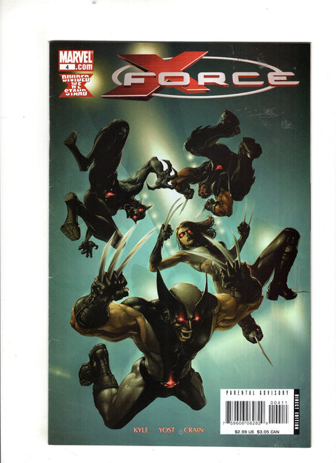 X-Force, Vol. 3 #4 (Cvr A) (2008) Clayton Crain A Clayton Crain Buy & Sell Comics Online Comic Shop Toronto Canada