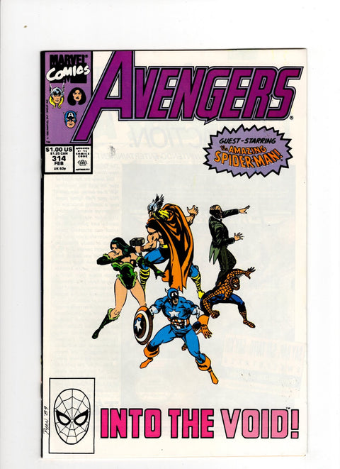 The Avengers, Vol. 1 #314 (1989) Buy & Sell Comics Online Comic Shop Toronto Canada