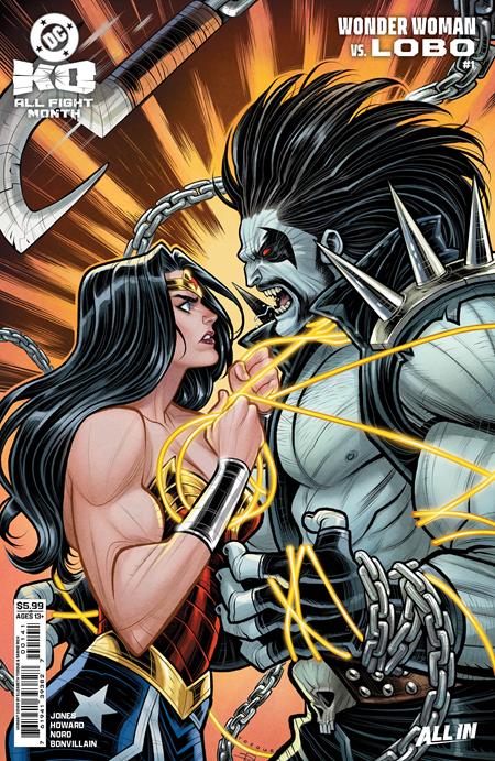 DC K.O.: Wonder Woman vs. Lobo 1 Comic Elizabeth Torque Variant DC Comics 2025