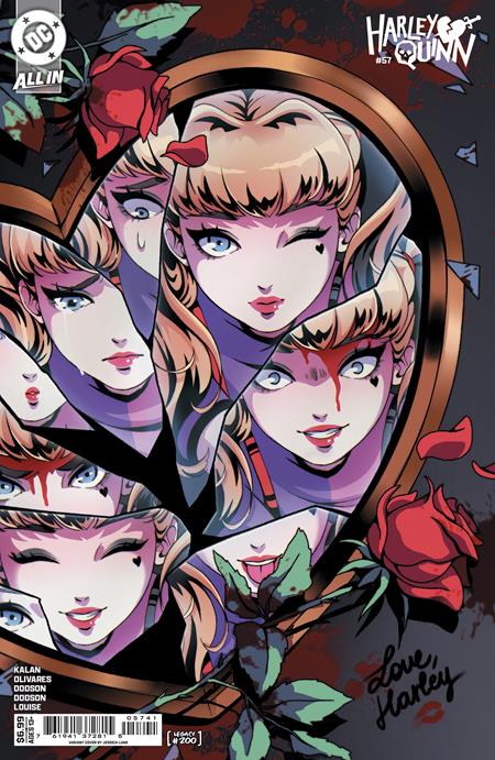 Harley Quinn, Vol. 4 57 Comic Jessica Luna Variant DC Comics 2025