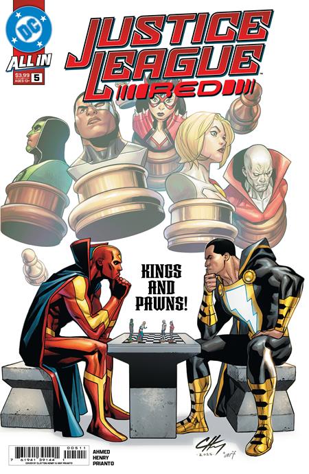 Justice League Red 5 Comic Clayton Henry DC Comics 2025