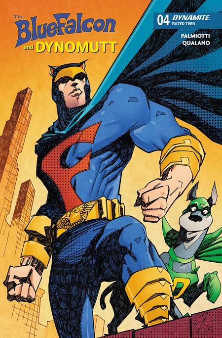 The Blue Falcon & Dynomutt 4 Comic John Mccrea Variant Dynamite Entertainment 2025