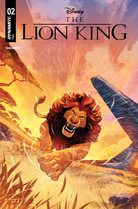 Lion King 2 Comic Edwin Galmon Dynamite Entertainment 2025